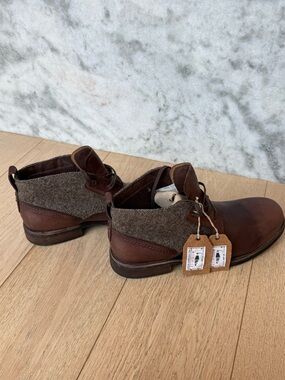 UGG Australia Brompton Tweed Grizzly Chukka Boots Leather Wool Men’s 12